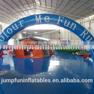 0.9mm thick PVC tarpaulin Inflatable PVC archway printing customized