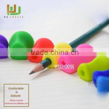 Wholesale Wide Varieties Fancy silicone pencil grip beneficial for kids learning to write