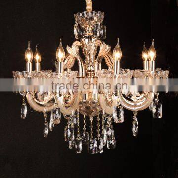 Gold Transparent Crystal Decoration Pendent Lamps