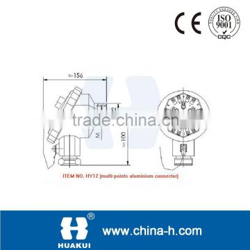 HY12 aluminium connector thermocouple head