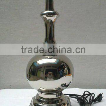 Metal Table Lamp with silver Finish