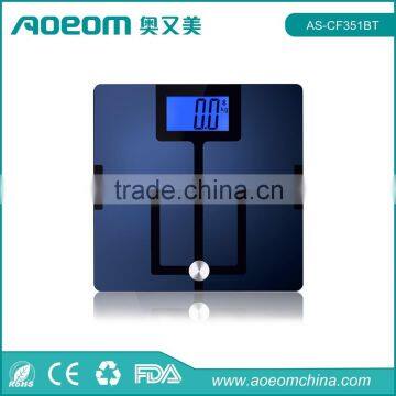 Large Scale with 4.3" Blue Screen Bluetooth 4.0 Body Analysis Function