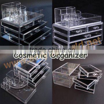 5 drawer acrylic makeup organizer/makeup organizer box/acrylic cosmetic lipstick drawer display