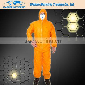 Safty Waterproof Camouflage Orange Disposable Nonwoven Coveralls for Oil and Gas