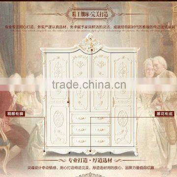 2016 European Style Luxury Wardrobe Closet Italian Closet Wooden photo-4