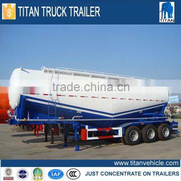 Cement tank truck trailer , blower dry bulk tanker trailer for sale