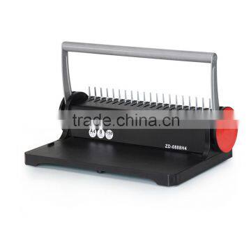 Practical small scale office comb binding machine round cutter ring binder