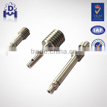 Worm shaft for food machine