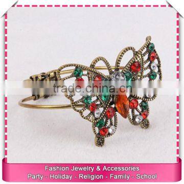 Butterfly designer ethnic bracelets, hot sale waterproof magnetic bracelet