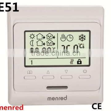 Menred CE approved PROGRAMMABLE FAN COIL THERMOSTAT