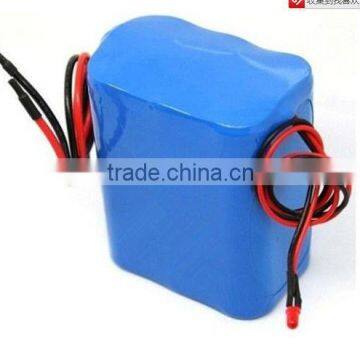 Li-ion 18650 battery packs 13.2Ah 3.7V&3.6V battery 1s6p