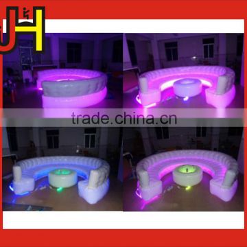 Inflatable Nightclub LED Bar Sofa Furniture With Remote Control