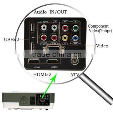 Newest Best Competitive Price Projector With 1024 x 600 Led Home Projector photo-2