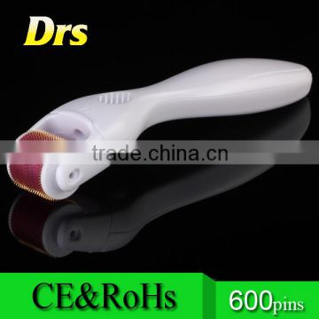 Micro Derma Roller DRS 600 Derma Rolling System 600 Micro Needle Skin Stretch Mark Removal0.2mm Roller Stretch Marks Acne Scar Therapy Beauty Equipment RoSH CE Microneedle Roller