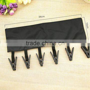 Cloth Hangers Folding Hangers Portable Pant Hangers Outdoor Camping Folding Hangers Plastic Clothing Travel Foldable Hanger photo-2