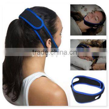 Universal Type Unisex Snore Stop Belt Anti Snoring Chin Strap Sleep Apnea Jaw Solution TMJ Snoring defense