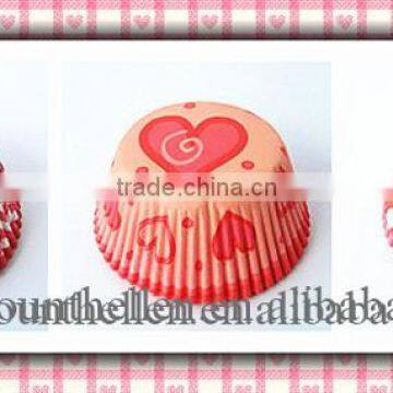 Heart Pattern Greaseproof Paper Cups for Cupcakes photo-1