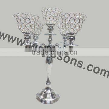 new candelabra for sale | crystal votive standing candelabra | gold plated new design candelabra