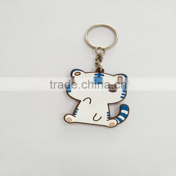 Custom 3d soft pvc keychain key ring / Soft Silicone Keychains