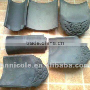 Asian fine quality slate roof tiles for garden pavilion , Temple