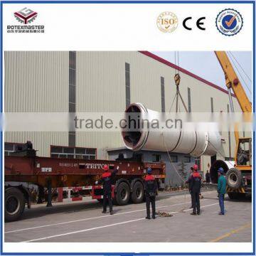 [ROTEX MASTER] Energy Saving Chemical Coal Rotary Drum Dryer For Wood Sawdust / Fertilizer