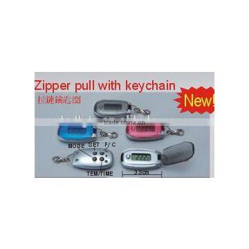 zipper puller with key chain