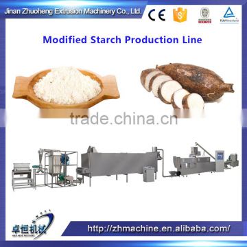 Modified tapioca starch extruder