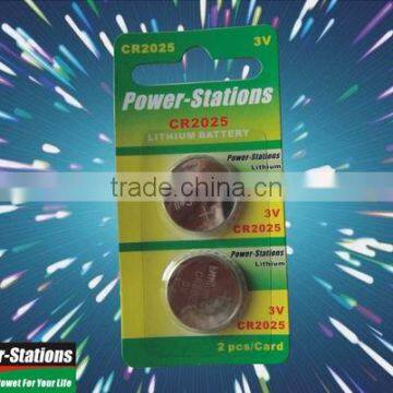 3.0V CR2025 Lithium Button cell battery