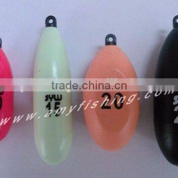 fishing net hot zipper or powder coat iron lead sinkers