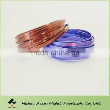 flat anodized aluminum craft wire