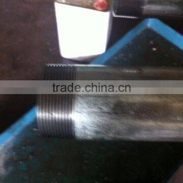 High Quality of ERW Welded Galvanized Threaded Steel Pipe With Socket and PVC Caps photo-2