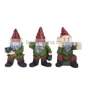 2016 Cute Gnome Sculpture Custom Dollhouse Miniature Garden photo-3