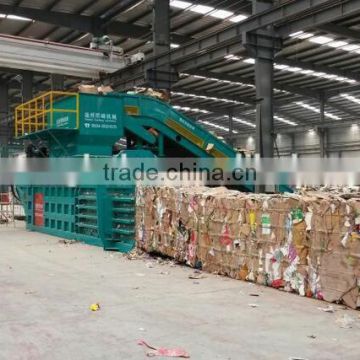 Waste paper baler machine / waste paper baling machine / hydraulic cardboard baler