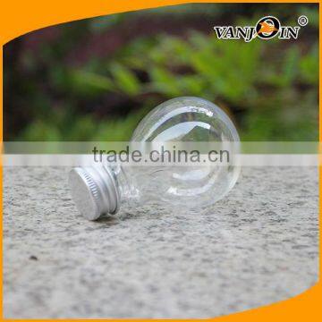 80ml Small Light Bulb PET Bottle with Metal Cap