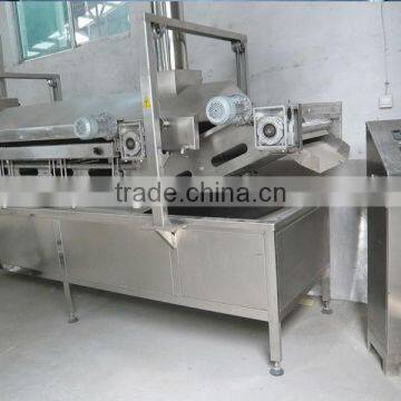 Automatic crispy snack food frying machine from jinan eagle company