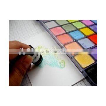 2016 New Popular for Kids to Draw a Pic With Finger Sponge Oval Makeup Brush photo-2