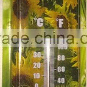Indoor/outdoor/ GARDEN Paint Metal THERMOMETER