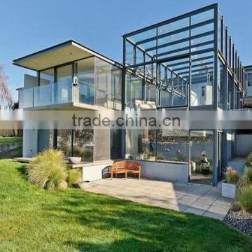 Modern Style Beautiful Aluminum and Glass House photo-2