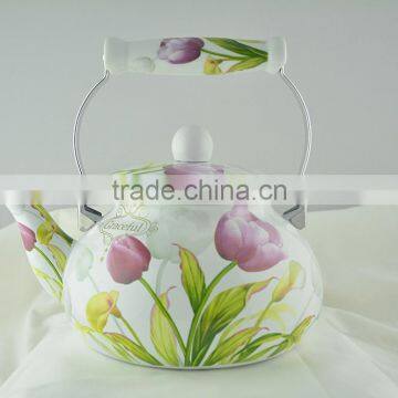 ENAMEL KETTLE MELON SHAPE 2.5L photo-6