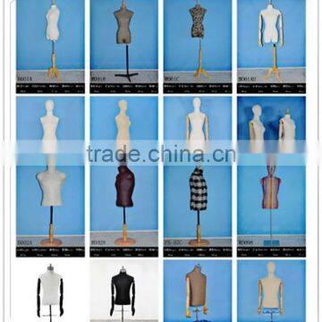 Half Body Headless Male Fabric Dress Form Mannequins on Sale photo-6