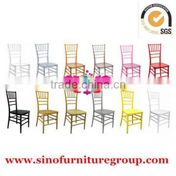 Top quality colored plastic chairs