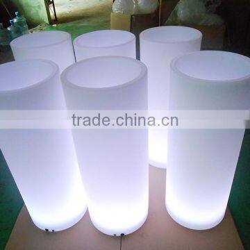 Manufacturer PE LED Round Flower Pot/PE Led Bucket With Remote Control 16 Mix Changeable Colors Die38*H115CM photo-4