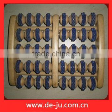 40 pcs Wheels Wooden Foot Spa Bath Massager