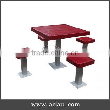 Steel Chairs Table Outdoor