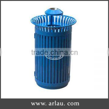 Arlau outdoor steel ashtray stand trash bin