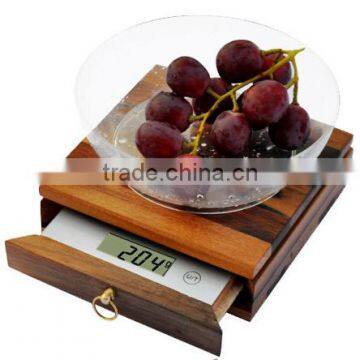 High Precision Bamboo Wooden Kitchen Scale photo-5