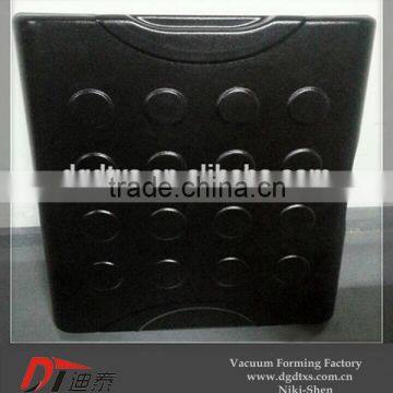 Custom Design White and Black Plastic Oblate Rectangle Suitcase photo-3