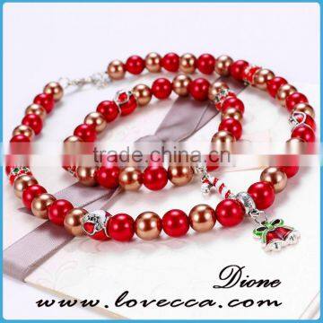 Promotion Christmas Gifts Imitation Pearls Christmas Beads Bracelet photo-3