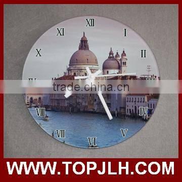 Promotional Round Shape Blank Coated Wall Clock for Logo Printing photo-4