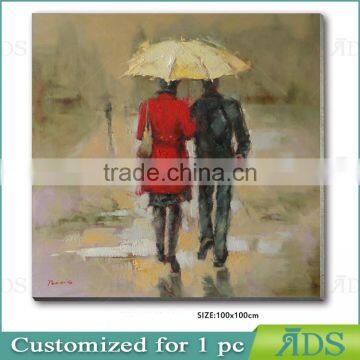 Modern Abstract People Art Human Figure Oil Painting photo-2